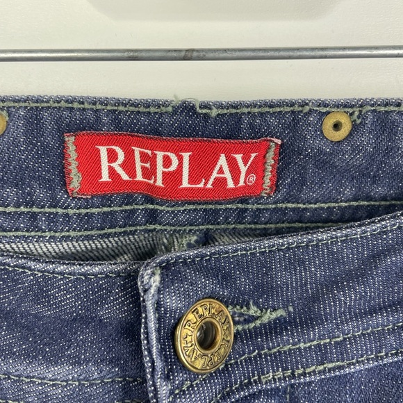 Replay Blue Denim Slightly Flared Jeans Size 30 Women’s EUC - Picture 8 of 13